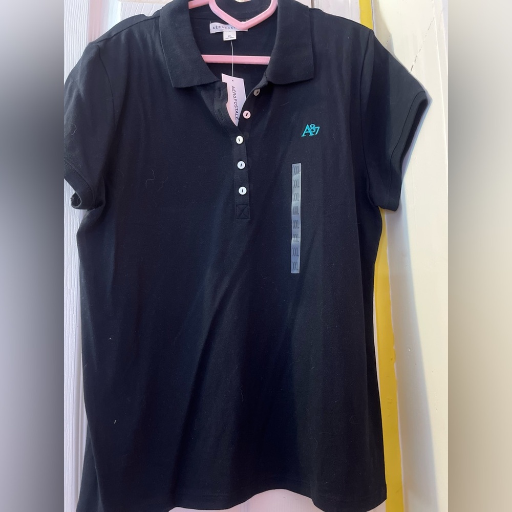 Aeropostale Classic Black Polo XXL